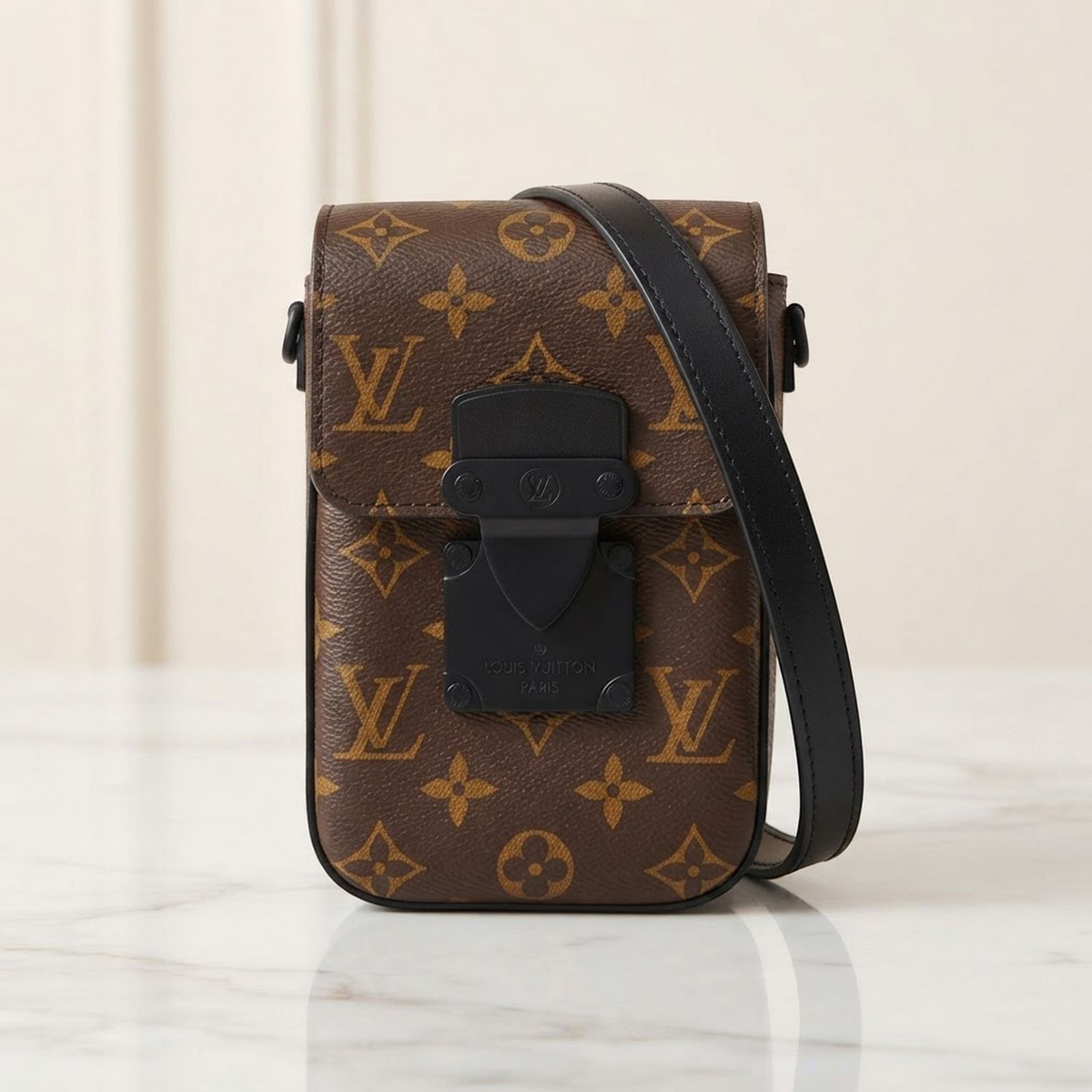 Louis Vuitton S-Lock · Monogram Macassar