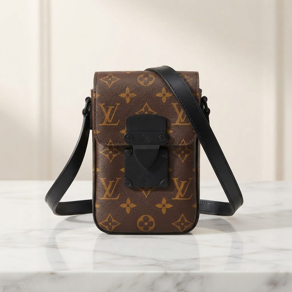 Louis Vuitton S-Lock · Monogram Macassar