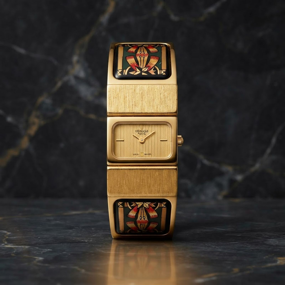 Hermès Loquet · Gold Plated · Quartz