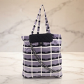 Chanel · Canvas Tote · Silver Hardware