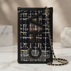 Chanel Phone Pouch · Tweed · Chain Strap