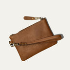 ZIP POUCH WITH WRISTLET