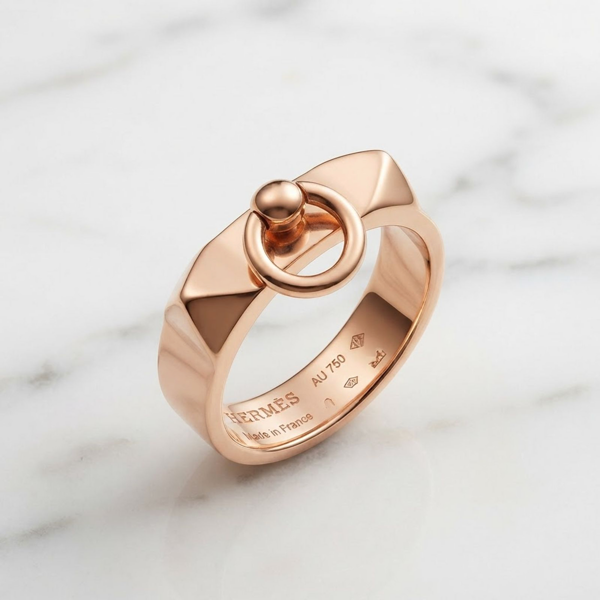 HERMÈS Collier de Chien · 18K Rose Gold