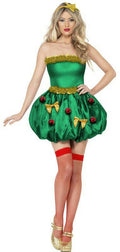 Women's Fever Festive Christmas Tree Costume Dress Size Medium