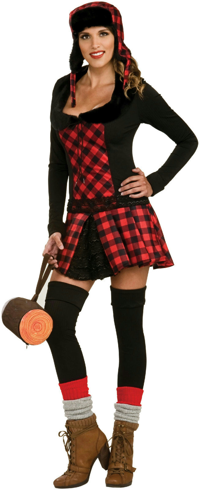 Lumber Jill Lumber Jack Logger Wood Adult Costume Size Standard