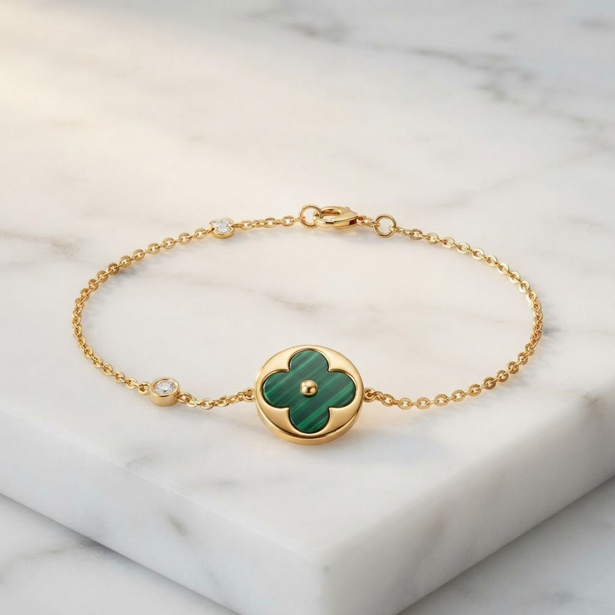 Louis Vuitton Blossom BB · Malachite · Rose Gold