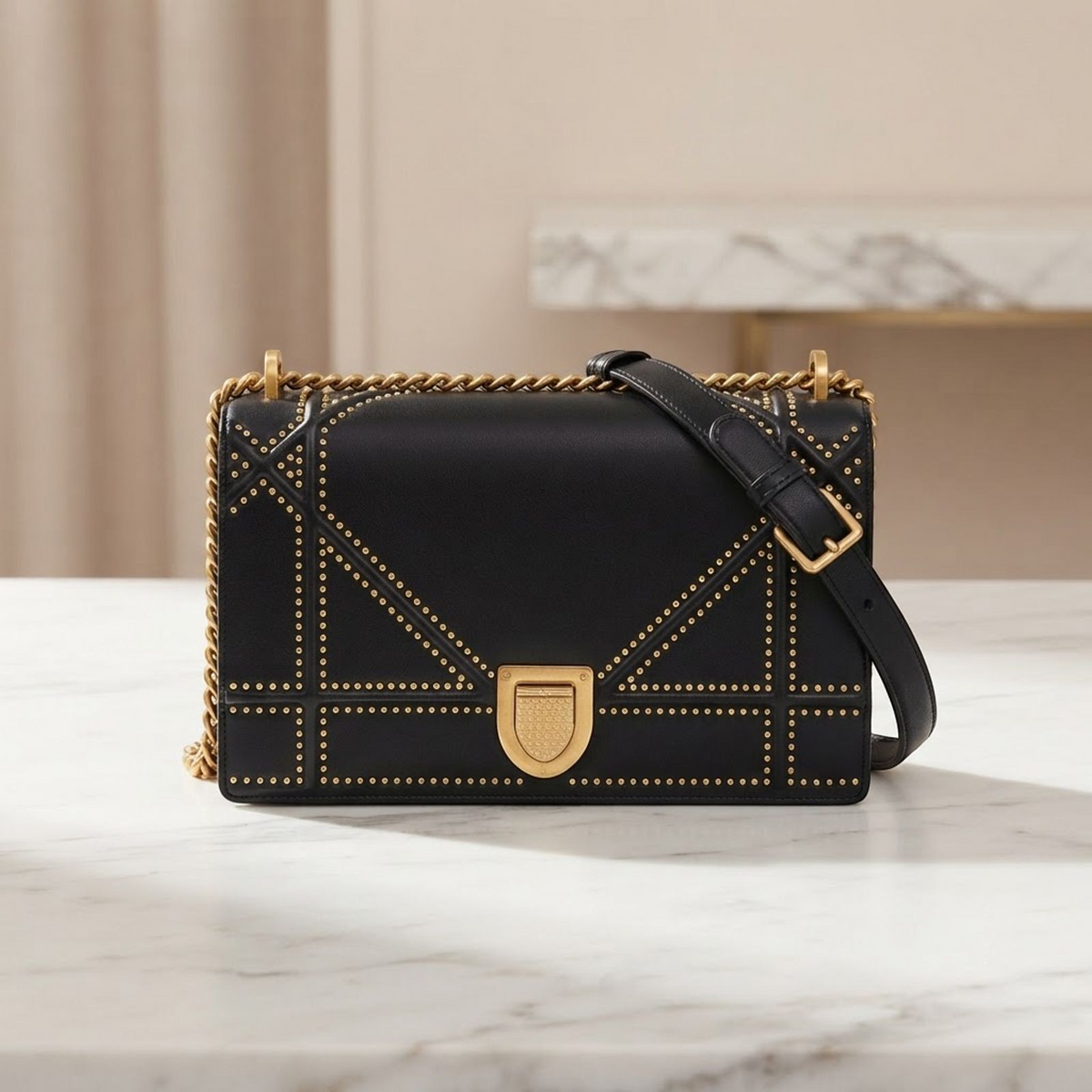 Dior Diorama · Calfskin · Chain Shoulder