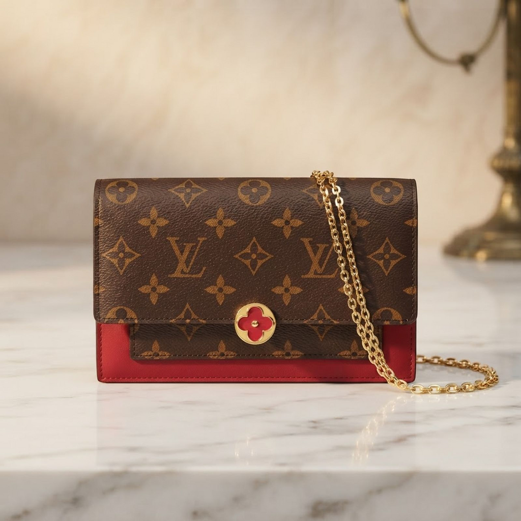 Louis Vuitton Portefeuille Flore · Monogram