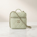 Chanel Mini Vanity · Calfskin · Emerald