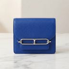Hermès Roulis Slim Wallet · Chèvre Électrique