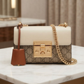 Gucci Padlock · GG Canvas · Chain Shoulder