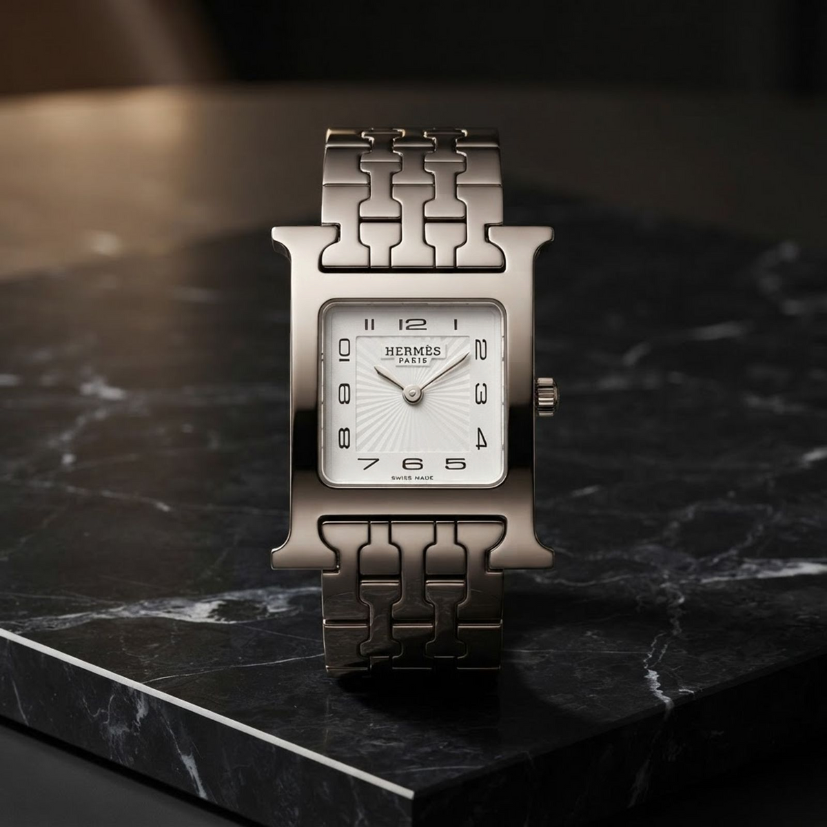 Hermès H Watch · Steel · Quartz