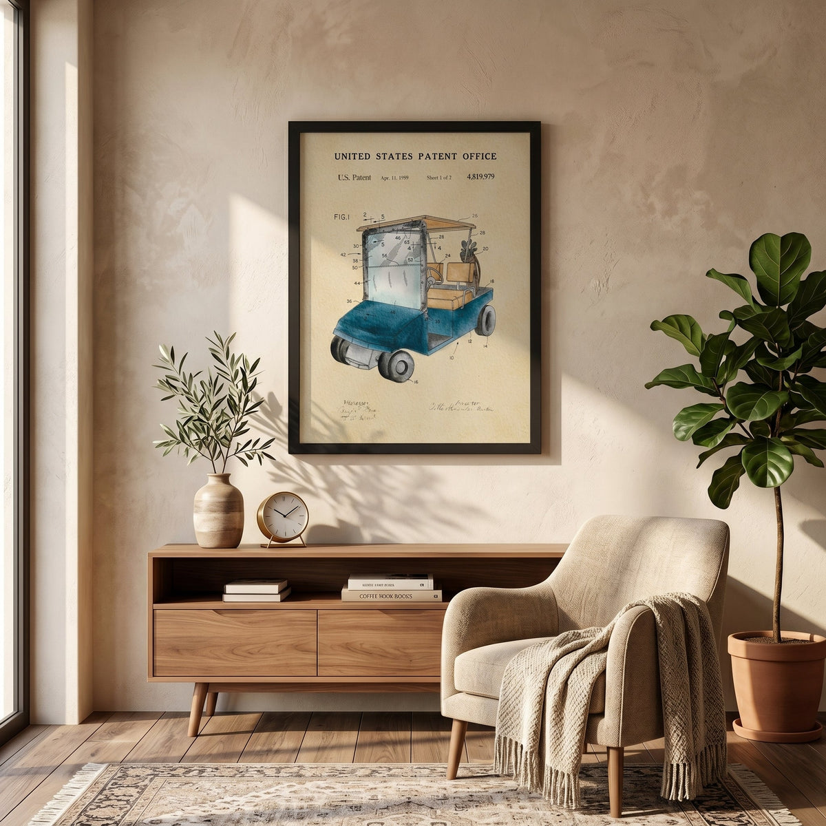 Blue Golf Cart (1989)