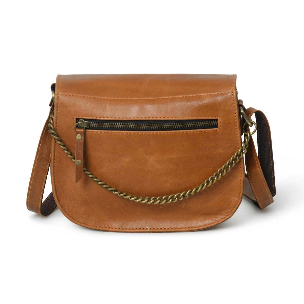 The Molina Satchel- Tan Brown