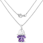 1.85 Carat Genuine Amethyst .925 Sterling Silver Pendant