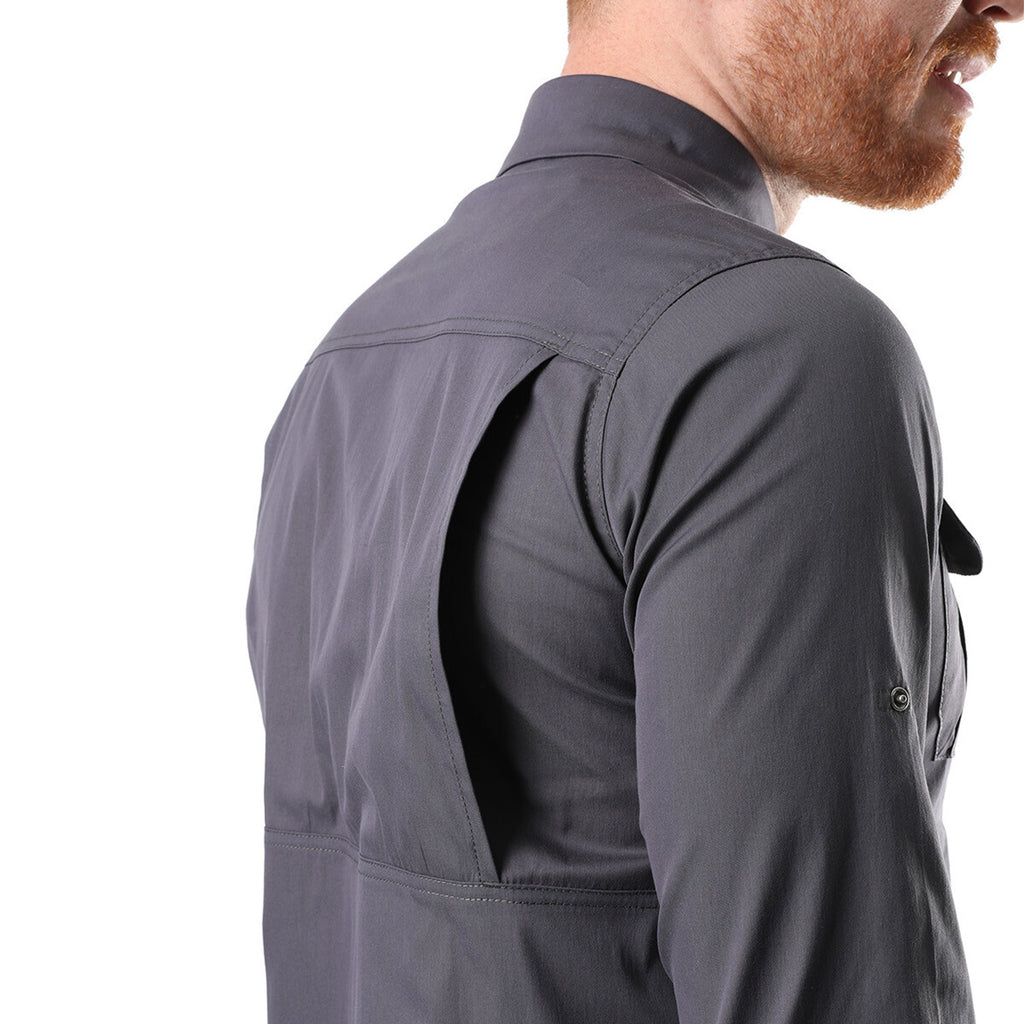 Hudson Button Down Shirt // Gray