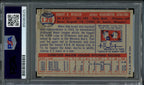 Bob Wiesler Signed 1957 Topps Card #126 Washington Senators PSA/DNA 184182
