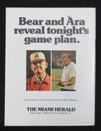 01/1/1975 Orange Bowl Notre Dame vs. Alabama Program 185821