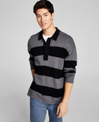 Men's Knit Striped Pullover Sweater