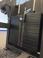 Selectorized Seated Leg Extension & Leg Curl Machine w/ 250lb weight stack (New)