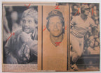 Lot of 9 George Brett Kansas City Royals 1980's-90's News Wire Photos 157376