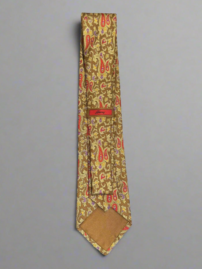 Brioni Paisley Silk Tie