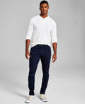 Mens Pearson Ripped Dark Wash Skinny Jeans
