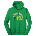 Lucky Charms Vintage Lucky the Leprechaun Logo Hooded Sweatshirt - Kelly Green