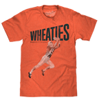 Wheaties Breakfast of Champions Football Player T-Shirt - Orange