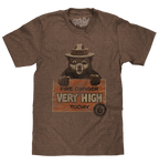 Smokey Fire Danger Very High T-Shirt - Brown