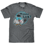 Tootsie Roll Pop Mr. Owl Wanna Lick? T-Shirt - Gray