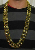 36" Thick Gold Chain Necklace Pimp Gangster Hip Hop 80's Mr T