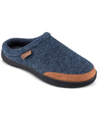 Haggar Men's Microsuede Trim Bumper Felt Clogs