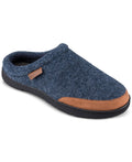 Haggar Men's Microsuede Trim Bumper Felt Clogs