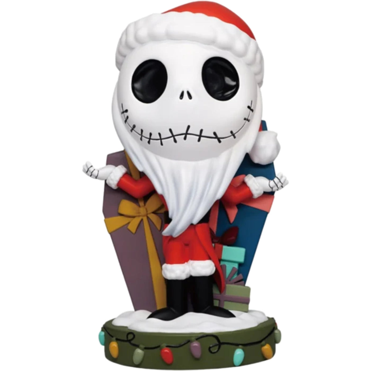Monogram Disney Santa Jack Figural Coin Bank