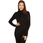 Women's 1/4 Zip Merino Sun Hoodie - Microweight
