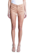 Women's L'Agence Audrey Brown Cutoff Shorts