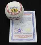 Tim Raines Signed/Auto Yankees 100th OML Baseball MAB Inscr 187096