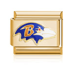Football Team Logo Italian Charm Bracelet – Custom Gifts for Fans