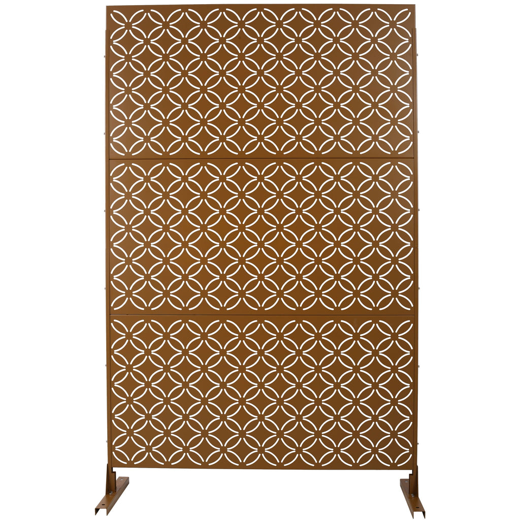 Metal Privacy - Brown
