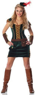 Delicious Lady Sherwood Maid Marian Robin Hood Adult Costume M/L