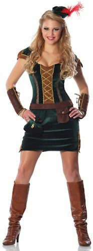 Delicious Lady Sherwood Maid Marian Robin Hood Adult Costume XS/SM