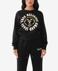 True Religion Women's Relaxed Pullover Sweatshirt