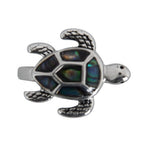 SK2339  Ladies Turtle Ring Stainless Steel Motorcycle Jewelry  Size 5-10