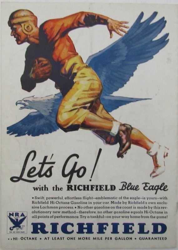 1933 College of Pacific vs. Loyola College Football Game Program 11/24/33 130318