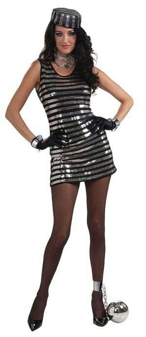 Forum Novelties Women's Jail House Honey Costume Size XS/SM (2-6)