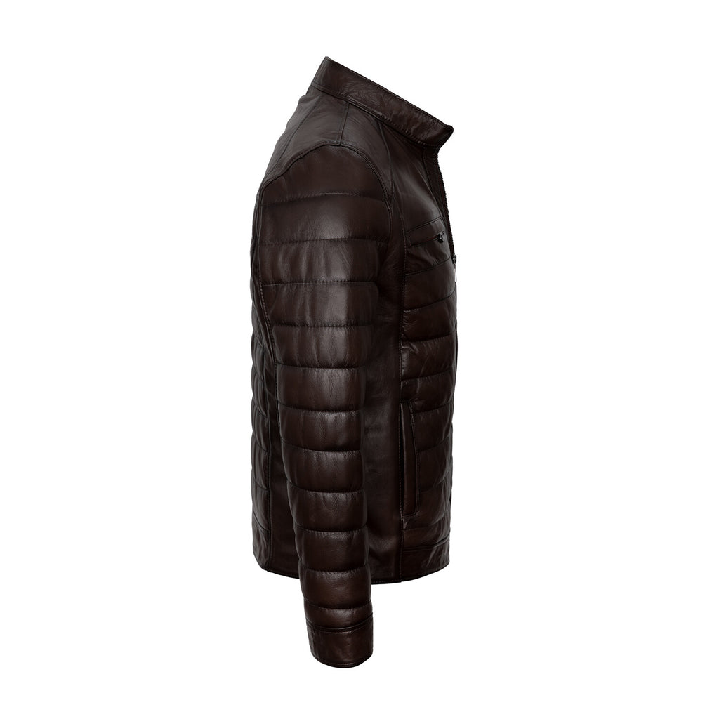 Quilted Jacket // Brown