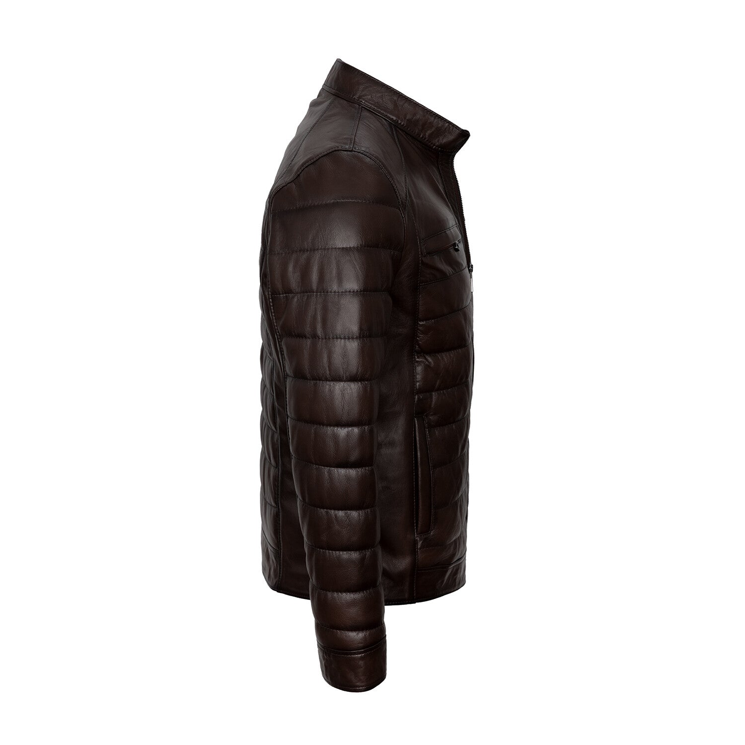 Quilted Jacket // Brown