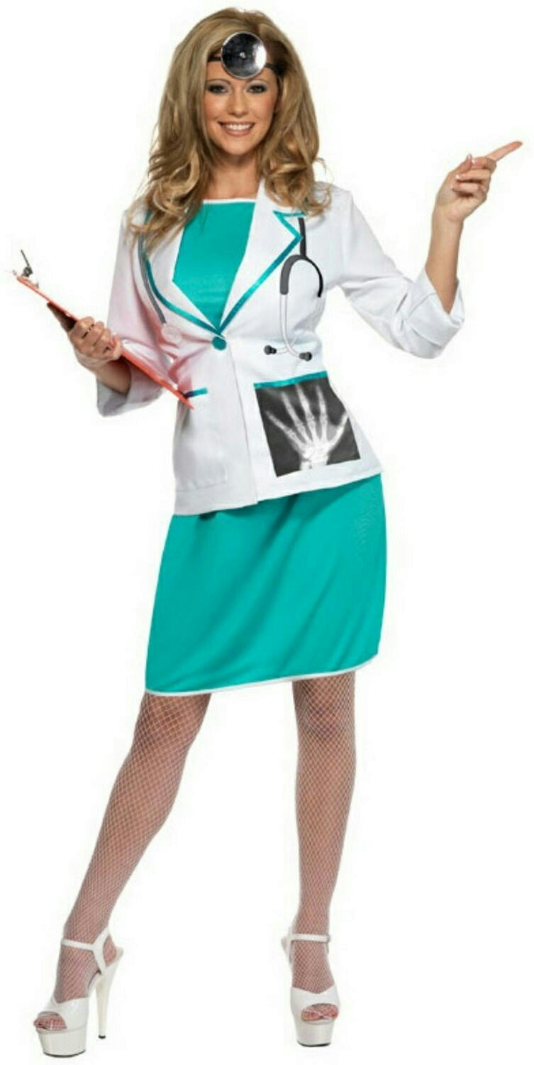 Smiffy's Women's Private Doctor Adult Costume Size Medium 10-12