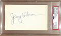 Jerry Wolman Autographed 3x5 Index Card Owner Philadelphia Eagles PSA/DNA 179086